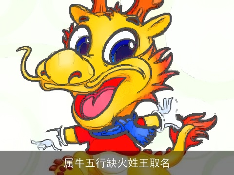 属牛五行缺火姓王取名