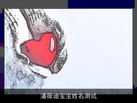 潘薇迪宝宝姓名测试