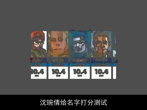 沈琬倩给名字打分测试