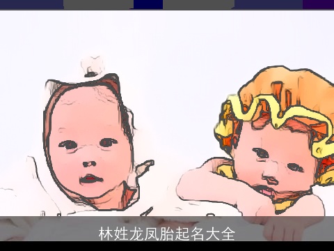 林姓龙凤胎起名大全