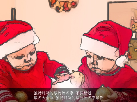 独特好听的双胞胎名字 不要错过  取名大全网 独特好听的双胞胎名字最新