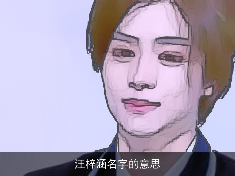 汪梓涵名字的意思