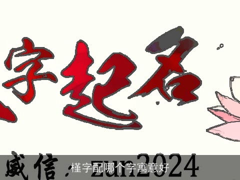 槿字配哪个字寓意好