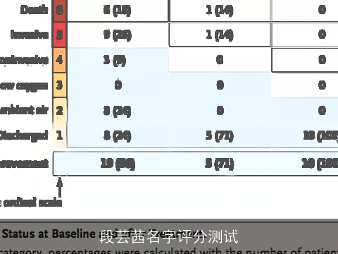 段芸茜名字评分测试