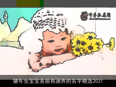 猪年女宝宝美丽有涵养的名字精选2031