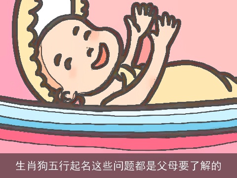 生肖狗五行起名这些问题都是父母要了解的
