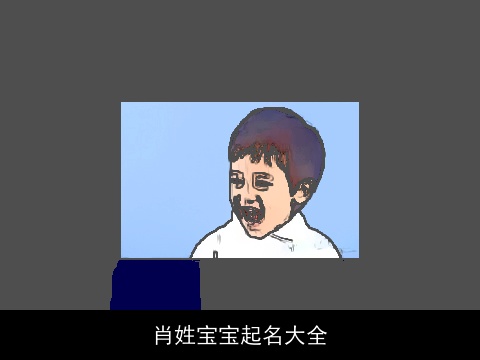 肖姓宝宝起名大全