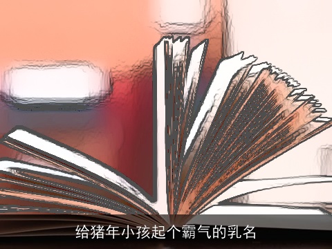 给猪年小孩起个霸气的乳名