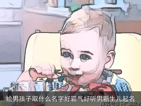 给男孩子取什么名字好霸气好听男新生儿起名