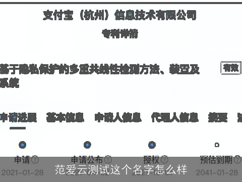 范爱云测试这个名字怎么样