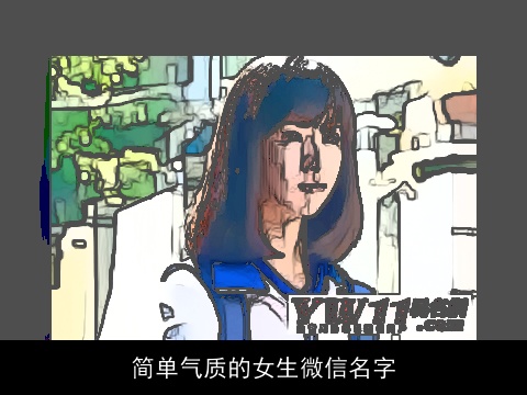 简单气质的女生微信名字