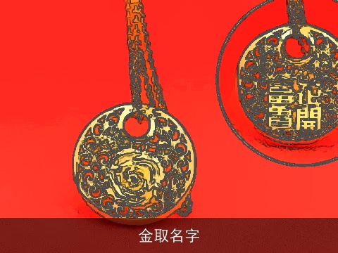 金取名字