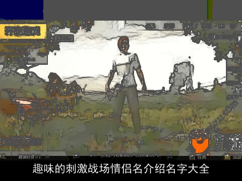 趣味的刺激战场情侣名介绍名字大全