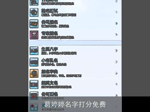 葛婷婷名字打分免费