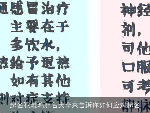 起名犯难鸡起名大全来告诉你如何应对起名