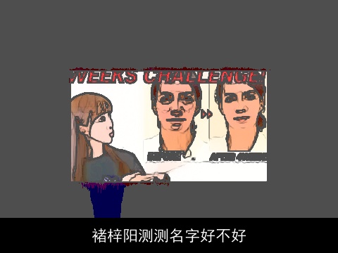 褚梓阳测测名字好不好