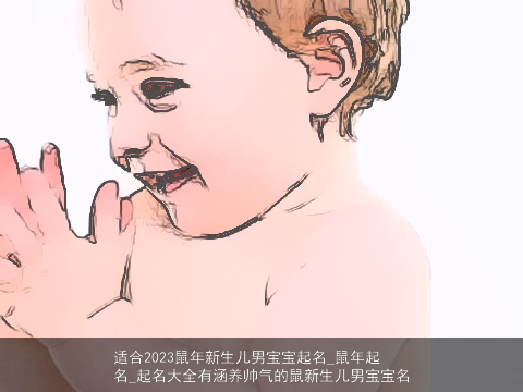 适合2023鼠年新生儿男宝宝起名_鼠年起名_起名大全有涵养帅气的鼠新生儿男宝宝名