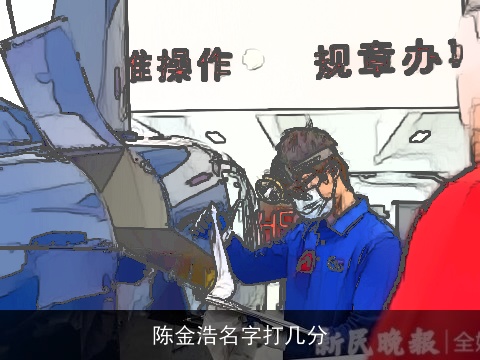 陈金浩名字打几分