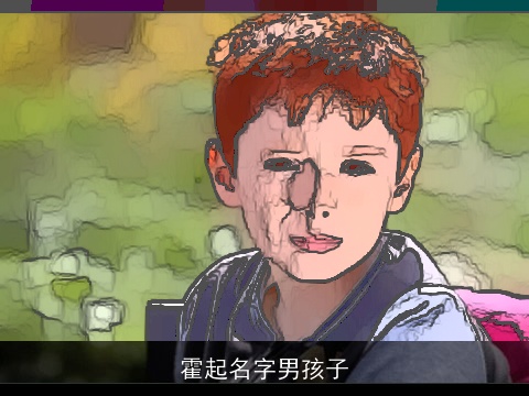 霍起名字男孩子