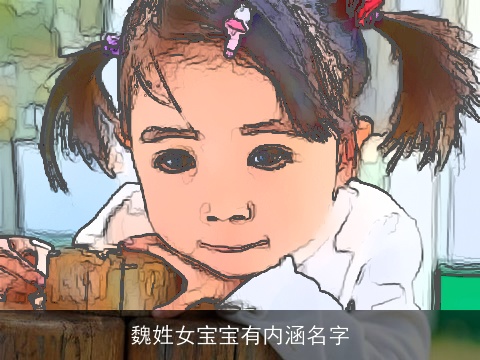 魏姓女宝宝有内涵名字