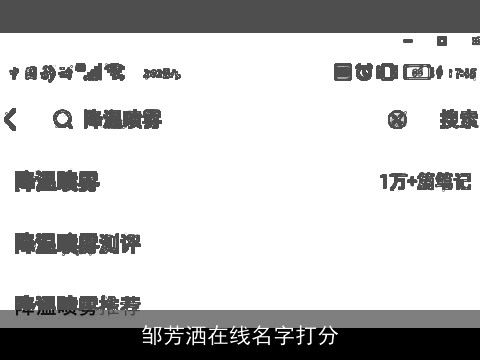 邹芳洒在线名字打分