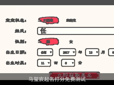 马玺宸起名打分免费测试