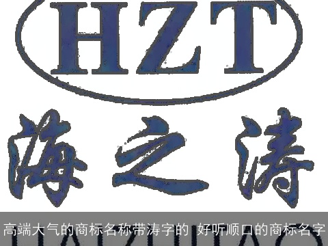 高端大气的商标名称带涛字的 好听顺口的商标名字