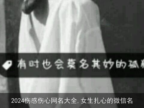 2024伤感伤心网名大全,女生扎心的微信名