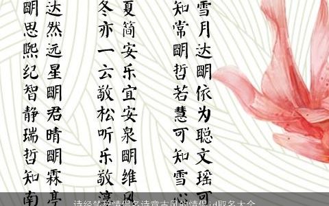 诗经楚辞情侣名诗意古风的情侣id取名大全,网2024诗意古风的诗经楚辞情侣情侣名字