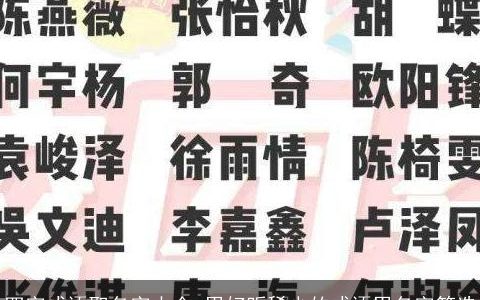 四字成语取名字大全,男好听稀少的成语男名字筛选