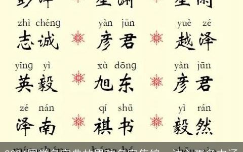 2024国学名字典故男孩名字集锦，注入更多内涵