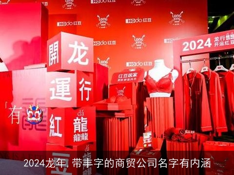 2024龙年,带丰字的商贸公司名字有内涵