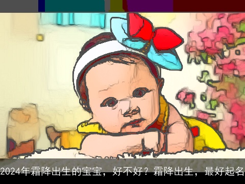 2024年霜降出生的宝宝，好不好？霜降出生，最好起名