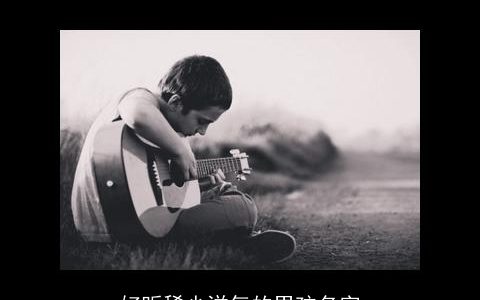 好听稀少洋气的男孩名字