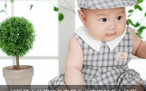 好听稀少的男孩名字属龙龙宝宝起名小技巧