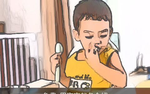 免费,男宝宝起名介绍